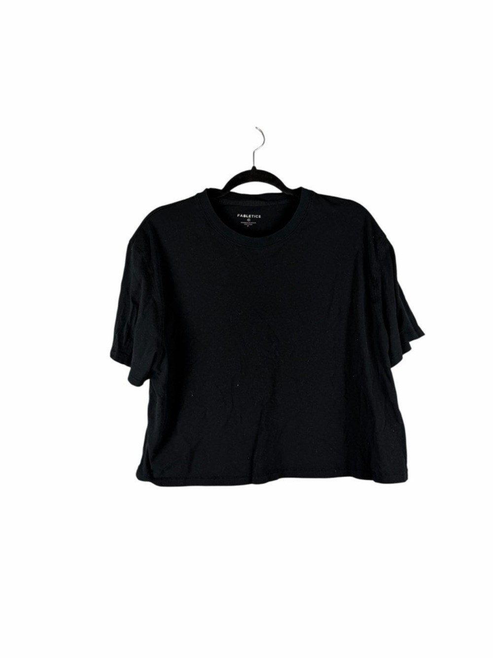Fabletics Black Oversized Crew Neck T-Shirt Athleisure Size XL